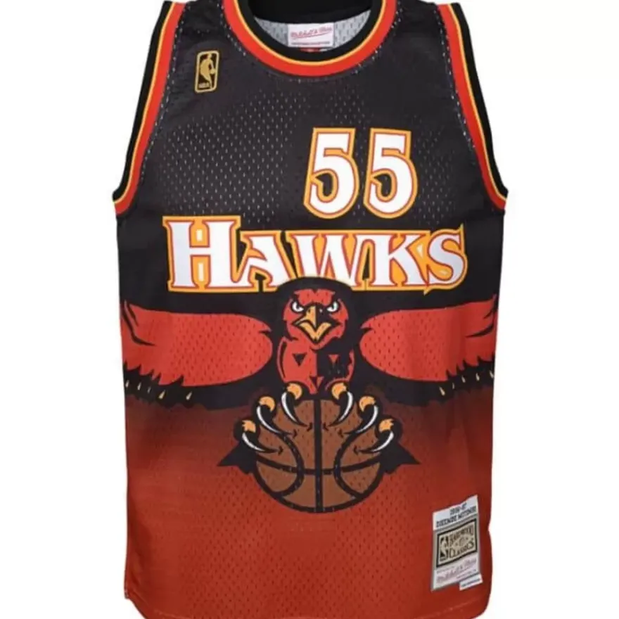 Mitchell & Ness Big Kids-Swingman Jersey Atlanta Hawks 1996-97 Dikembe Mutombo