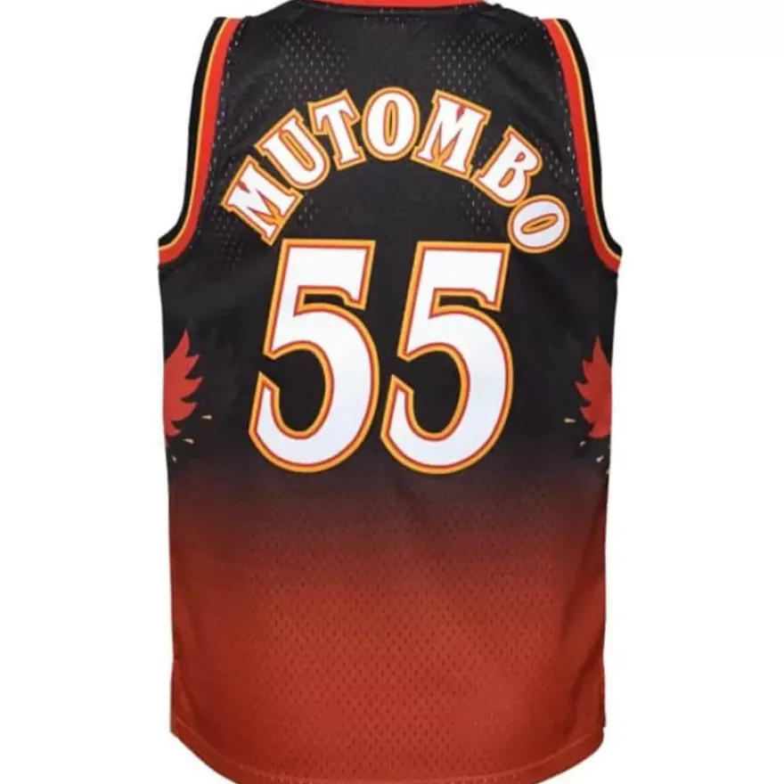 Mitchell & Ness Big Kids-Swingman Jersey Atlanta Hawks 1996-97 Dikembe Mutombo