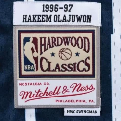 Mitchell & Ness Big Kids-Swingman Jersey Houston Rockets Road 1996-97 Hakeem Olajuwon