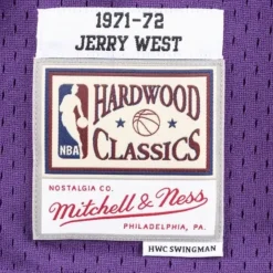 Mitchell & Ness Nba Swingman-Swingman Jersey Los Angeles Lakers 1971-72 Jerry West