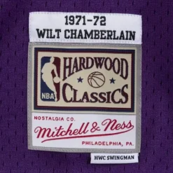 Mitchell & Ness Nba Swingman-Swingman Jersey Los Angeles Lakers 1971-72 Wilt Chamberlain