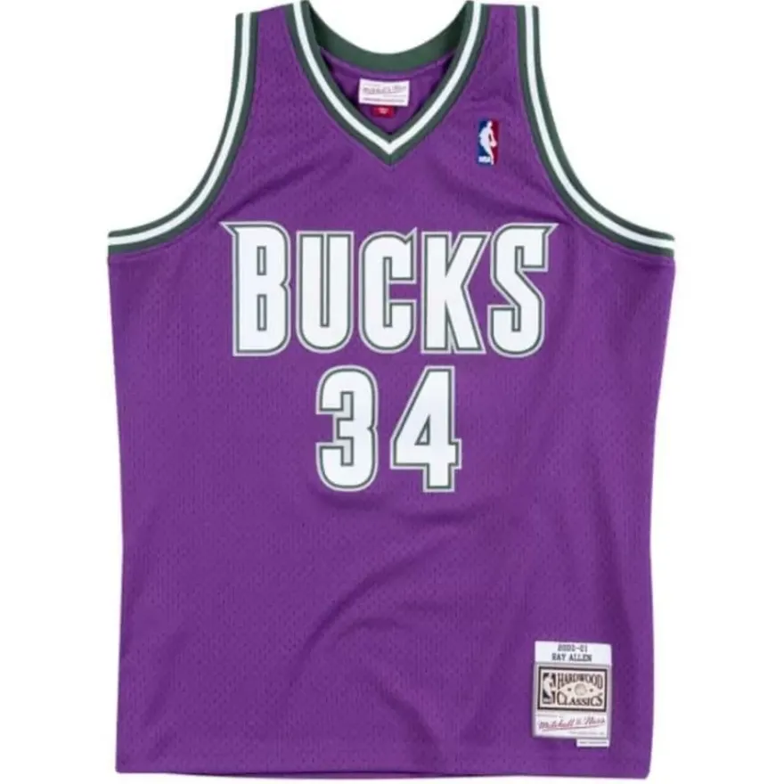 Mitchell & Ness Nba Swingman-Swingman Jersey Milwaukee Bucks Road 2000-01 Ray Allen