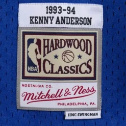 Mitchell & Ness Nba Swingman-Swingman Jersey New Jersey Nets 1993-94 Kenny Anderson