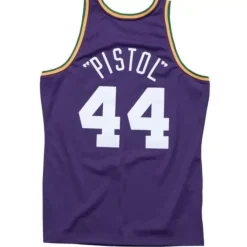 Mitchell & Ness Nba Swingman-Swingman Jersey New Orleans Jazz Road 1974-75 Pete Maravich