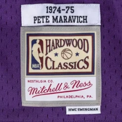 Mitchell & Ness Nba Swingman-Swingman Jersey New Orleans Jazz Road 1974-75 Pete Maravich