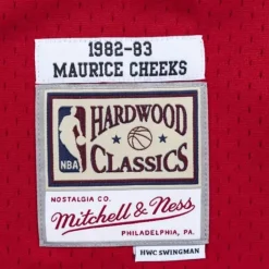 Mitchell & Ness Nba Swingman-Swingman Jersey Philadelphia 76Ers Road 1982-83 Maurice Cheeks