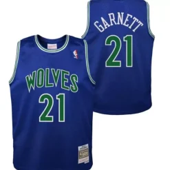Mitchell & Ness Big Kids-Swingman Kevin Garnett Minnesota Timberwolves Road 1995-96 Jersey