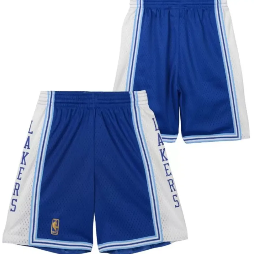 Mitchell & Ness Big Kids-Swingman Los Angeles Lakers Alternate Shorts