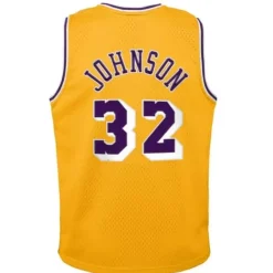 Mitchell & Ness Big Kids-Swingman Magic Johnson Los Angeles Lakers Home 1984-85 Jersey