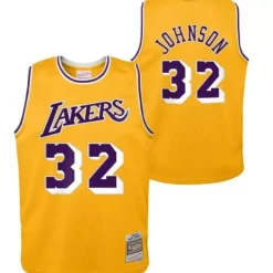 Mitchell & Ness Big Kids-Swingman Magic Johnson Los Angeles Lakers Home 1984-85 Jersey