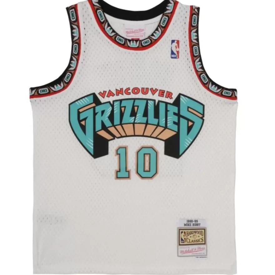 Mitchell & Ness Big Kids-Swingman Mike Bibby Vancouver Grizzlies Home Jersey