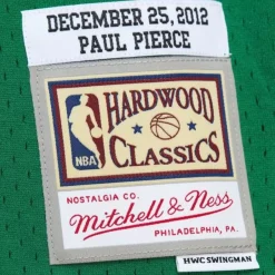 Mitchell & Ness Nba Swingman-Swingman Paul Pierce Boston Celtics Christmas Day 2012 Jersey