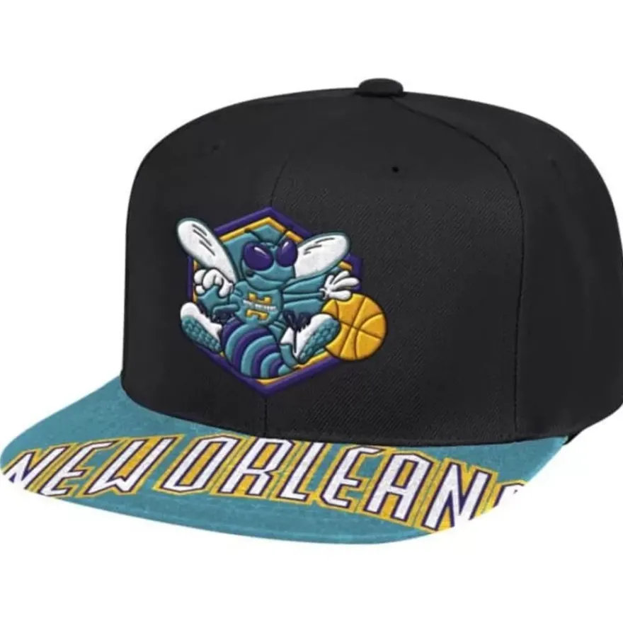 Mitchell & Ness Snapback-Swingman Pop Snapback Hwc New Orleans Hornets