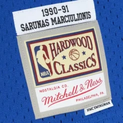 Mitchell & Ness Nba Swingman-Swingman Sarunas Marciulionis Golden State Warriors Road 1990-91 Jersey