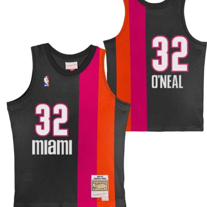 Mitchell & Ness Big Kids-Swingman Shaquille O'Neal Miami Heat Jersey