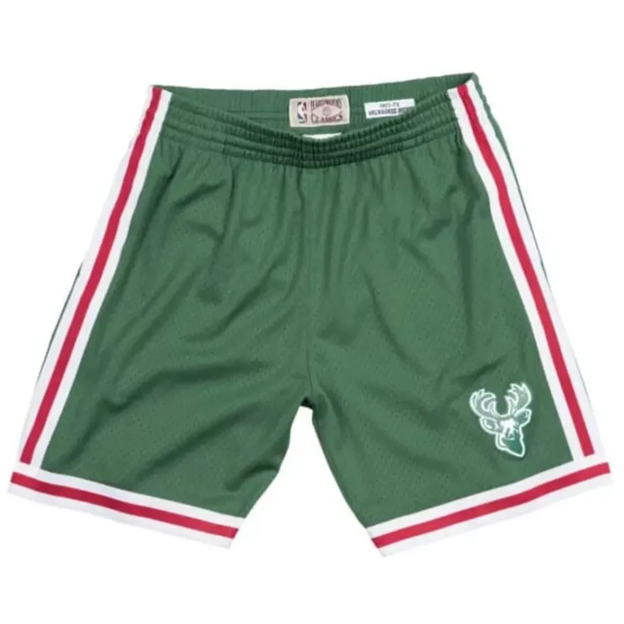 Mitchell & Ness Nba Swingman-Swingman Shorts Milwaukee Bucks Road 1971-72