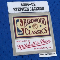 Mitchell & Ness Nba Swingman-Swingman Stephen Jackson Indiana Pacers Blue Hwc 2004-05 Jersey