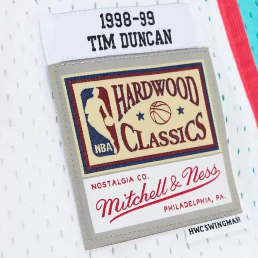Mitchell & Ness Nba Swingman-Swingman Tim Duncan San Antonio Spurs 1998-99 Jersey