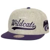 Mitchell & Ness Snapback-Tailsweep 2.0 Melton Snapback V Kansas State University