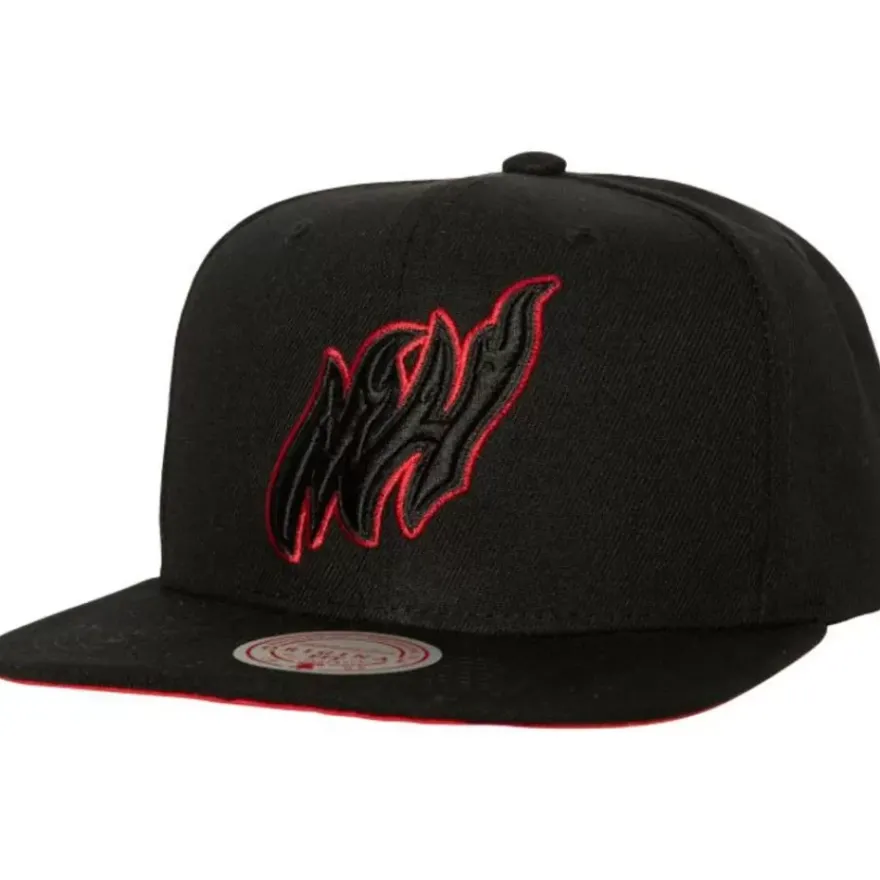 Mitchell & Ness Snapback-Tc Bottoms Snapback Hwc Miami Heat