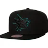 Mitchell & Ness Snapback-Tc Bottoms Snapback San Jose Sharks