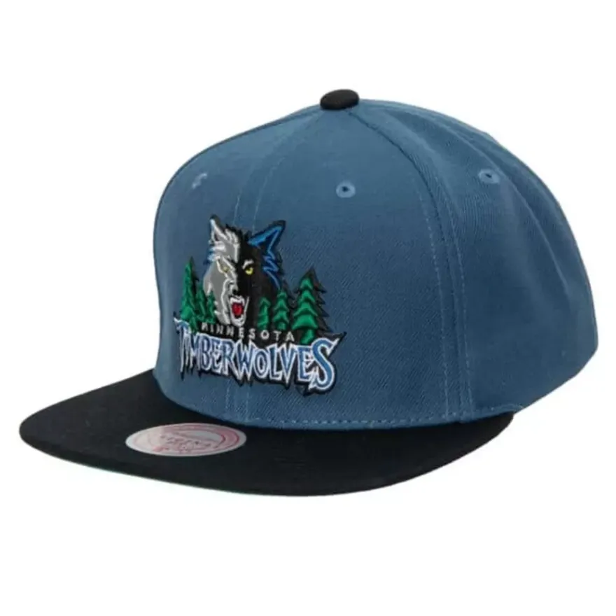 Mitchell & Ness Snapback-Team 2 Tone 2.0 Snapback Hwc Minnesota Timberwolves