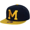 Mitchell & Ness Snapback-Team 2 Tone 2.0 Snapback University Of Michigan