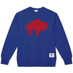Mitchell & Ness Hoodies & Sweatshirts-Team Basic 2 Crew Buffalo Bills