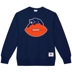 Mitchell & Ness Hoodies & Sweatshirts-Team Basic 2 Crew Chicago Bears