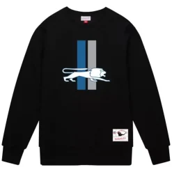 Mitchell & Ness Hoodies & Sweatshirts-Team Basic 1 Crew Detroit Lions