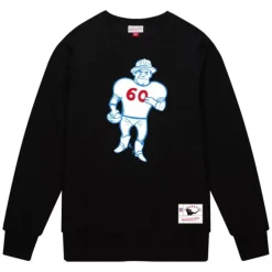 Mitchell & Ness Hoodies & Sweatshirts-Team Basic 2 Crew Houston Oilers