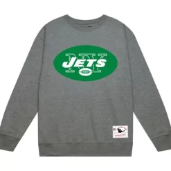 Mitchell & Ness Hoodies & Sweatshirts-Team Basic 3 Crew New York Jets