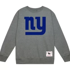 Mitchell & Ness Hoodies & Sweatshirts-Team Basic 1 Crew New York Giants