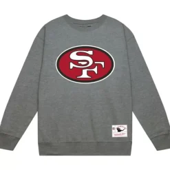 Mitchell & Ness Hoodies & Sweatshirts-Team Basic 1 Crew San Francisco 49Ers