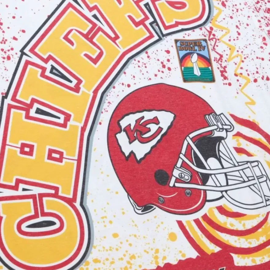 Mitchell & Ness T-Shirts & Tops-Team Burst Sublimated S/S Tee Kansas City Chiefs