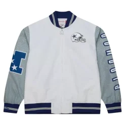 Mitchell & Ness Jackets & Outerwear-Team Burst Warm Up Jacket Dallas Cowboys