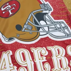 Mitchell & Ness Jackets & Outerwear-Team Burst Warm Up Jacket San Francisco 49Ers