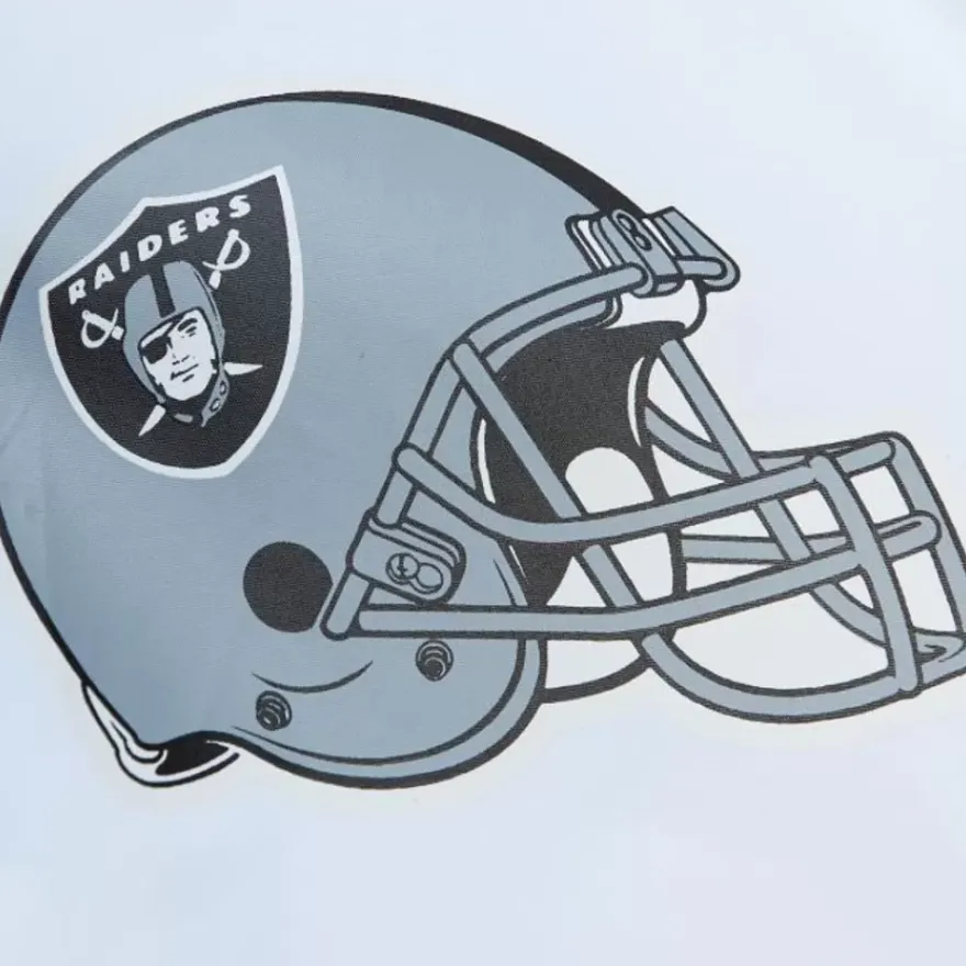 Mitchell & Ness Jackets & Outerwear-Team Burst Warm Up Jacket Los Angeles Raiders