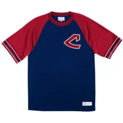 Mitchell & Ness T-Shirts & Tops-Team Captain Tee Cleveland Indians