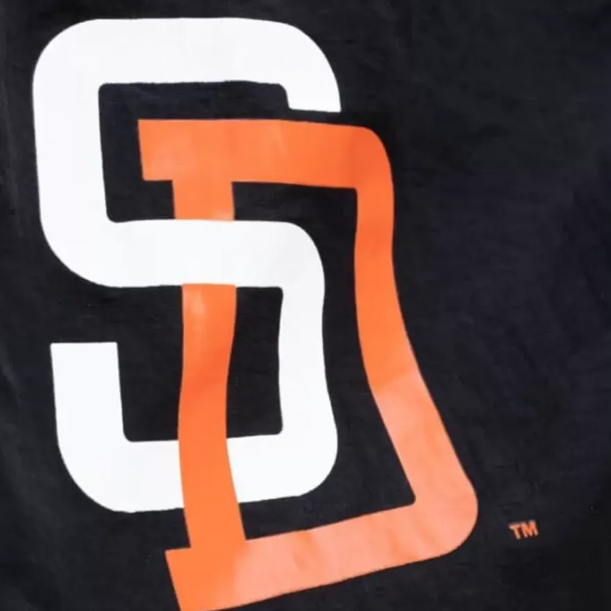 Mitchell & Ness Shorts-Team Essentials Nylon Shorts San Diego Padres