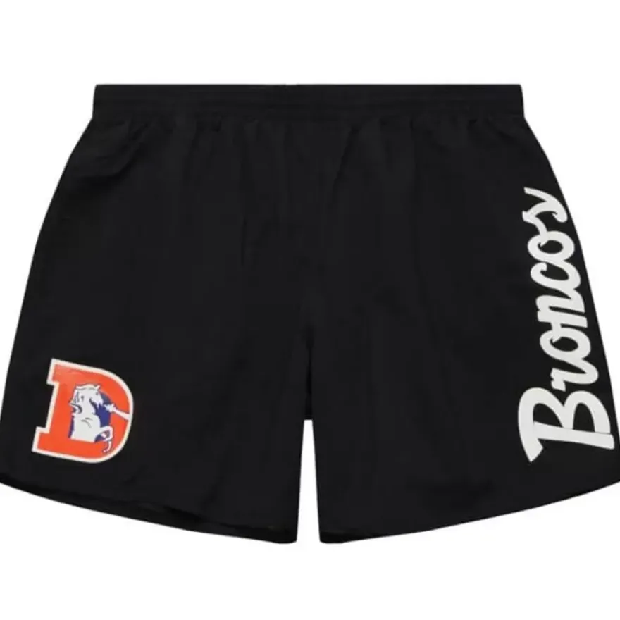 Mitchell & Ness Shorts-Team Essentials Nylon Shorts Denver Broncos