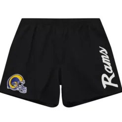 Mitchell & Ness Shorts-Team Essentials Nylon Shorts Los Angeles Rams