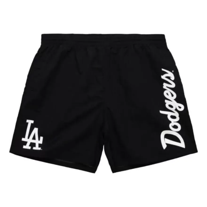 Mitchell & Ness Shorts-Team Essentials Nylon Shorts Los Angeles Dodgers