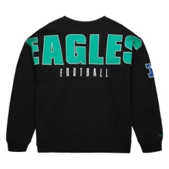 Mitchell & Ness Hoodies & Sweatshirts-Team First Satin Fleece Crew Philadelphia Eagles
