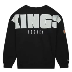 Mitchell & Ness Hoodies & Sweatshirts-Team First Satin Fleece Crew Los Angeles Kings