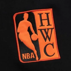 Mitchell & Ness Hoodies & Sweatshirts-Team First Satin Fleece Crew New York Knicks