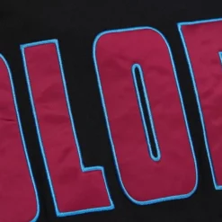 Mitchell & Ness Hoodies & Sweatshirts-Team First Satin Fleece Crew Current Logo Colorado Avalanche