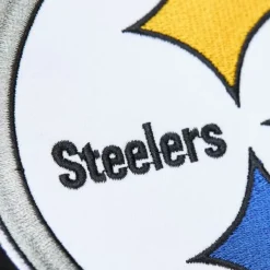 Mitchell & Ness Hoodies & Sweatshirts-Team First Satin Fleece Crew Pittsburgh Steelers