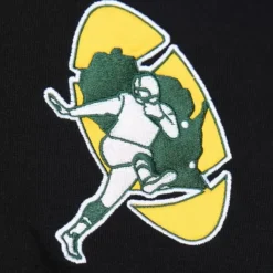 Mitchell & Ness Hoodies & Sweatshirts-Team First Satin Fleece Crew Green Bay Packers