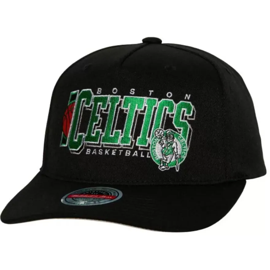Mitchell & Ness Snapback-Team Graphic Stretch Snapback Boston Celtics